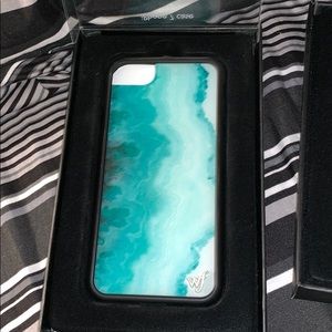 Wildflower blue stone case iphone6/7/8